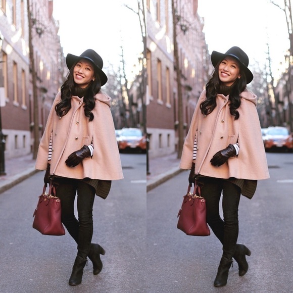 BP Cognac Leather Trolley Stacked Wool Heel Ankle Bootie 6.5 - Picture 4 of 13